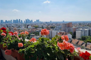 Appartement avec belle vue sur Paris